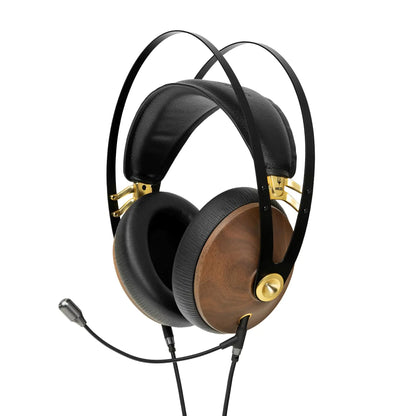 Walnut Gold Classic | Wired Gaming Headset with Boom Mic