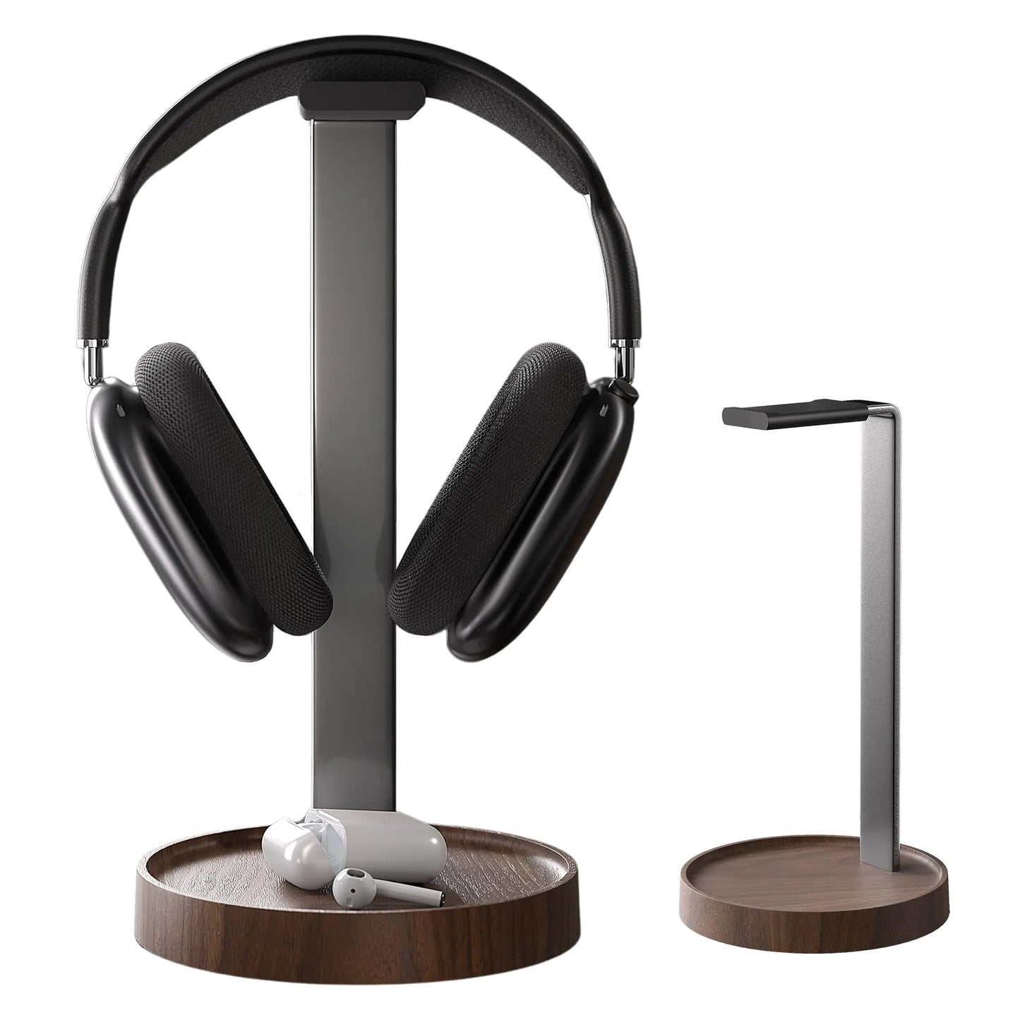 Walnut Deluxe Headphone Stand
