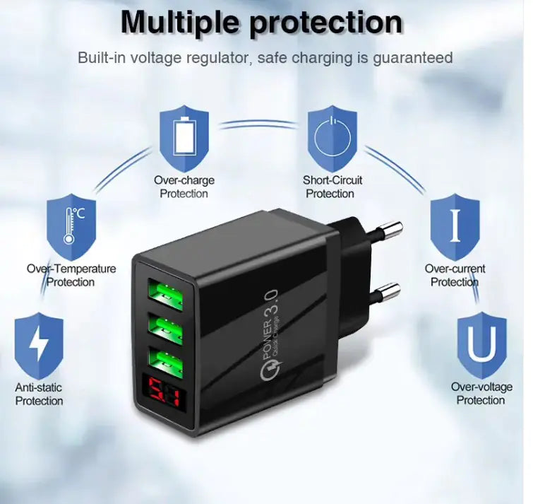 Illuminated USB Power Adapter